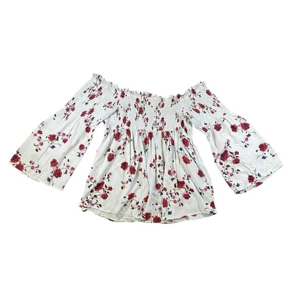 Torrid Floral Off Shoulder Blouse - 3X - Picture 6 of 6